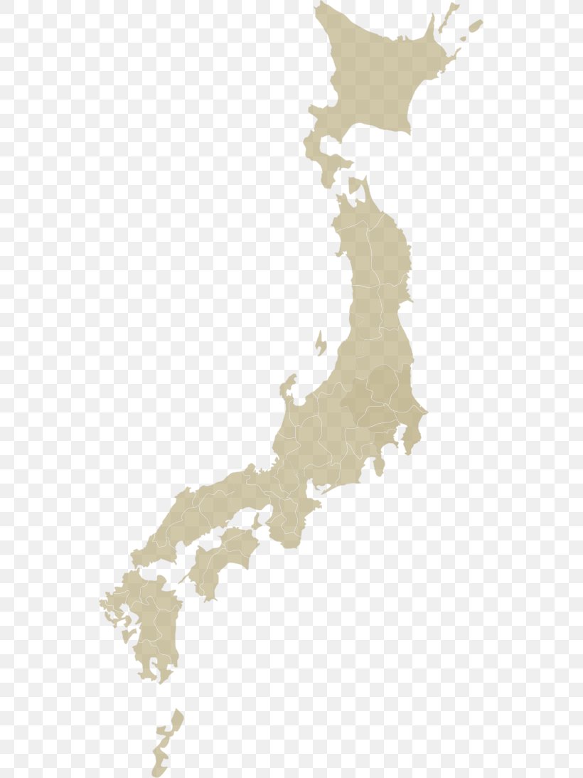 Japan Map Vector Graphics Stock Illustration Royalty-free, PNG, 541x1094px, Japan, Beige, Map, Prefectures Of Japan, Road Map Download Free