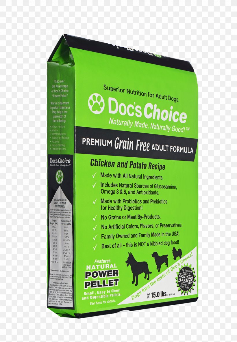 Dog Doc's Choice Pet Food, PNG, 1417x2048px, Dog, Bag, Brand, Food, Formula Download Free