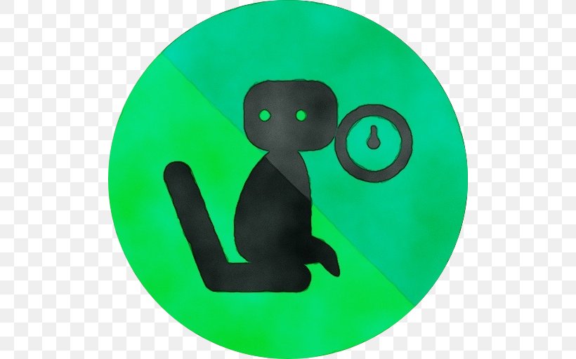 Green Black Cat Clip Art, PNG, 512x512px, Watercolor, Black Cat, Green, Paint, Wet Ink Download Free