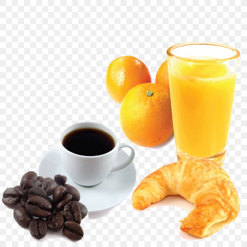 Orange Juice Coffee Apple Juice, PNG, 1000x1000px, Coffee, Bread, Breakfast, Bun, Chocolate Download Free