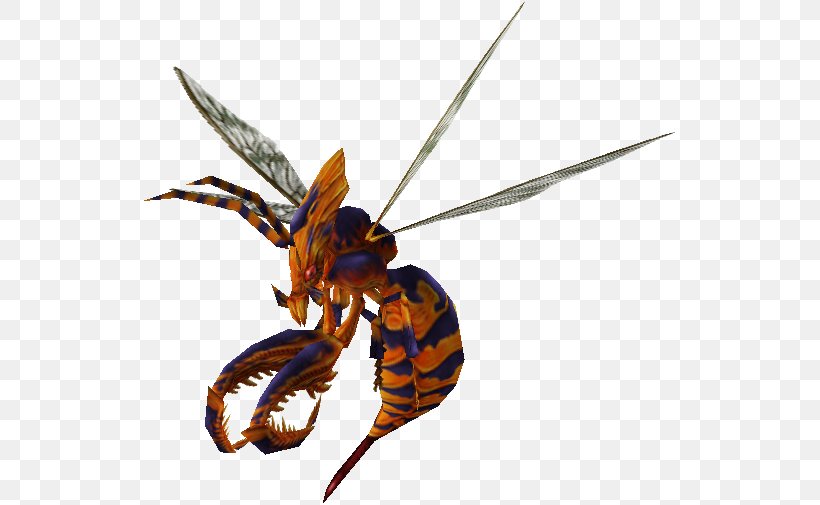 Final Fantasy X Wasp Role-playing Game Wiki Bee, PNG, 536x505px, Final Fantasy X, Africanized Bee, Arthropod, Bee, Concept Art Download Free