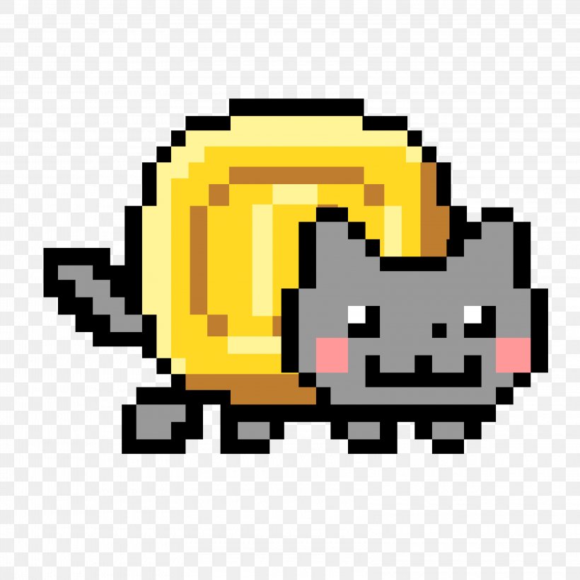 Nyan Cat Cryptocurrency Market Capitalization Money, PNG, 3200x3200px, Nyan Cat, Brand, Cartoon, Cat, Coin Download Free