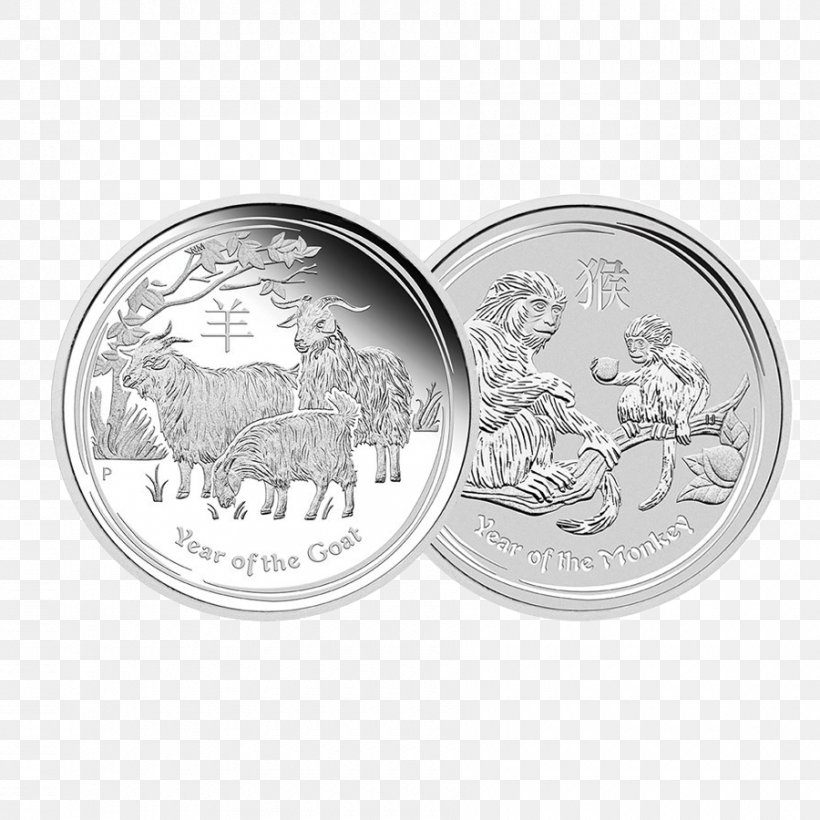 Silver Coin Perth Mint Silver Coin Lunar Series, PNG, 900x900px, 2015, Coin, Australia, Australian Lunar, Bullion Download Free