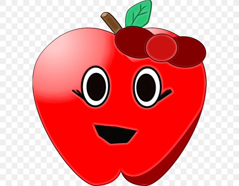 Strawberry Cartoon, PNG, 598x640px, Smiley, Apple, Cartoon, Drawing, Emoticon Download Free