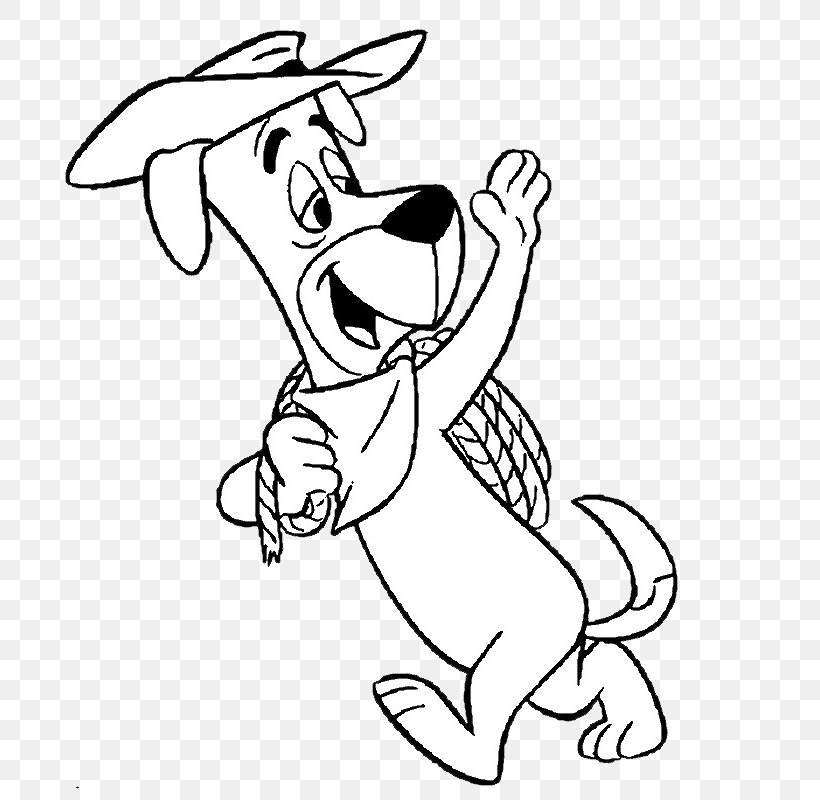 Huckleberry Hound Dog Coloring Book, PNG, 700x800px, Watercolor, Cartoon, Flower, Frame, Heart Download Free