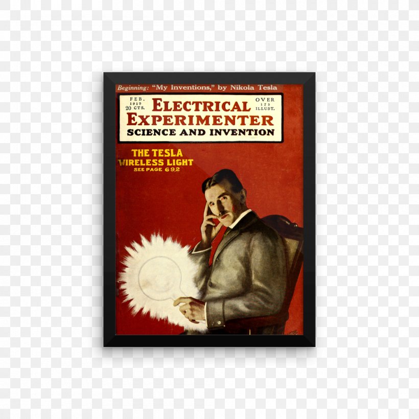 My Inventions: The Autobiography Of Nikola Tesla Nikola Tesla, PNG, 1000x1000px, Invention, Album Cover, Alternating Current, Electrical Engineering, Electrical Experimenter Download Free