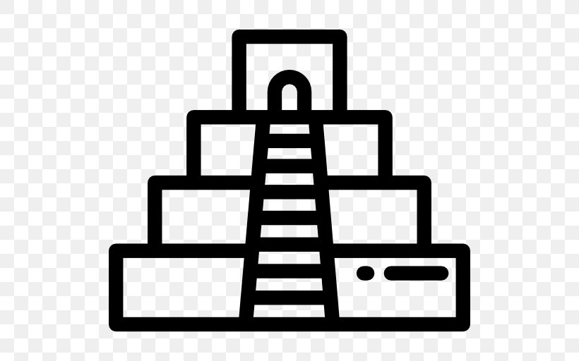 Chichen Itza, PNG, 512x512px, Drawing, Area, Black And White, Logo, Rectangle Download Free