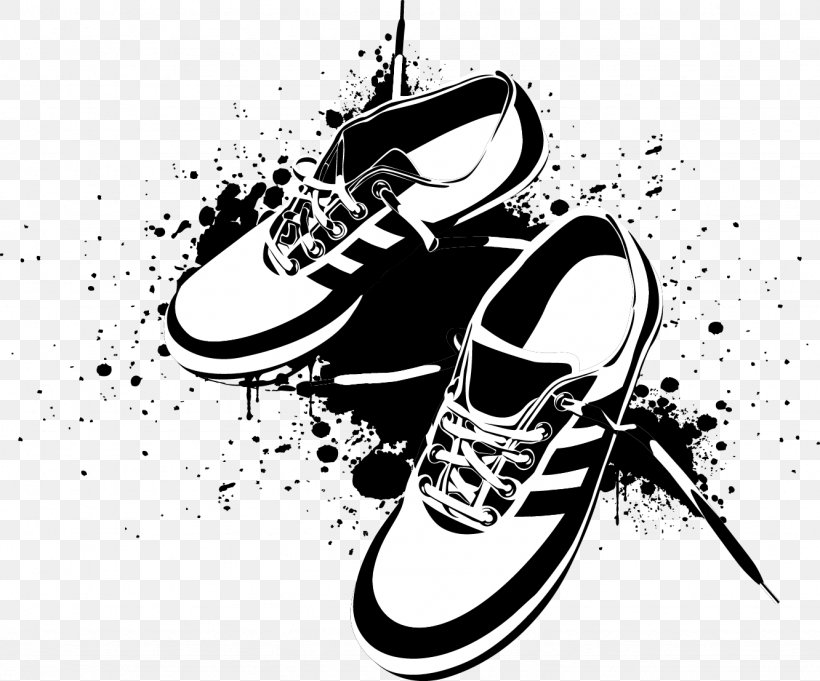 Sneakers Shoe Royalty-free, PNG, 1332x1107px, Sneakers, Art, Black And ...