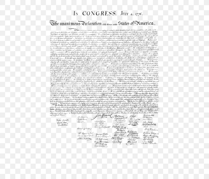 United States Declaration Of Independence Universal Declaration Of Human Rights All Men Are Created Equal, PNG, 583x700px, United States, All Men Are Created Equal, Area, Benjamin Franklin, Black And White Download Free