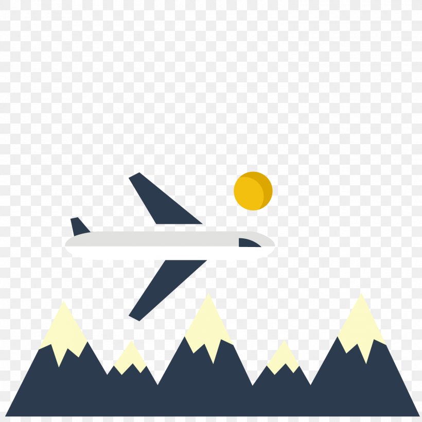 Airplane Flat Design Illustration, PNG, 1500x1500px, Airplane, Artworks, Brand, Flat Design, Passenger Download Free