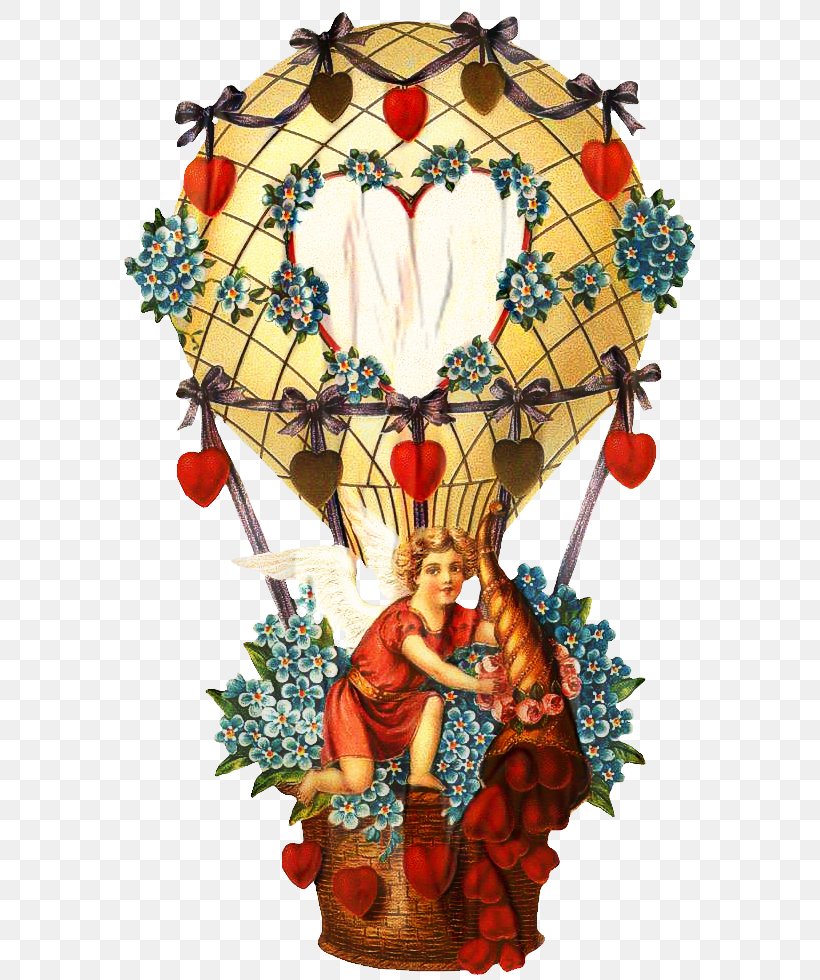 Hot Air Balloon, PNG, 571x980px, Valentines Day, Balloon, Cupid, Greeting Note Cards, Heart Download Free