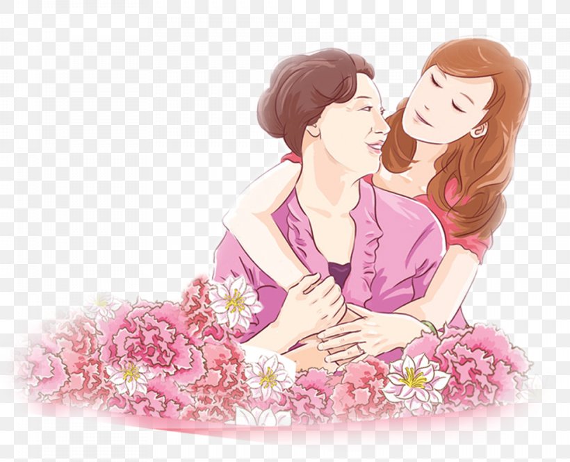 Mothers Day Poster, PNG, 984x798px, Watercolor, Cartoon, Flower, Frame, Heart Download Free