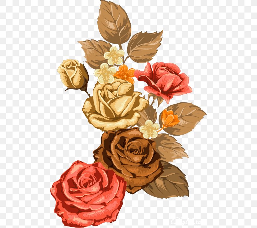 Garden Roses Flower, PNG, 500x728px, Garden Roses, Afternoon, Art, Cut Flowers, Floral Design Download Free