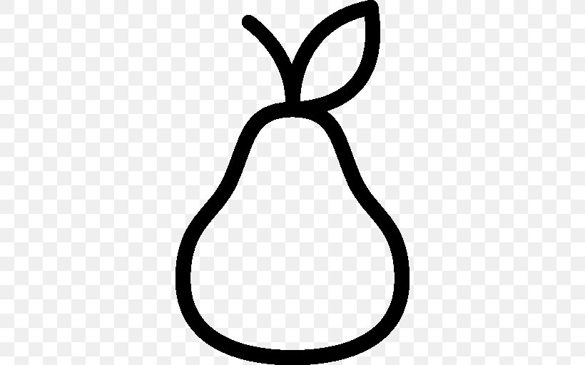 Pear Clip Art, PNG, 512x512px, Pear, Black, Black And White, Food, Fruit Download Free