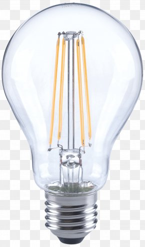 Light Bulb - Incandescent Light Bulb LED Filament Light-emitting Diode Edison Screw PNG