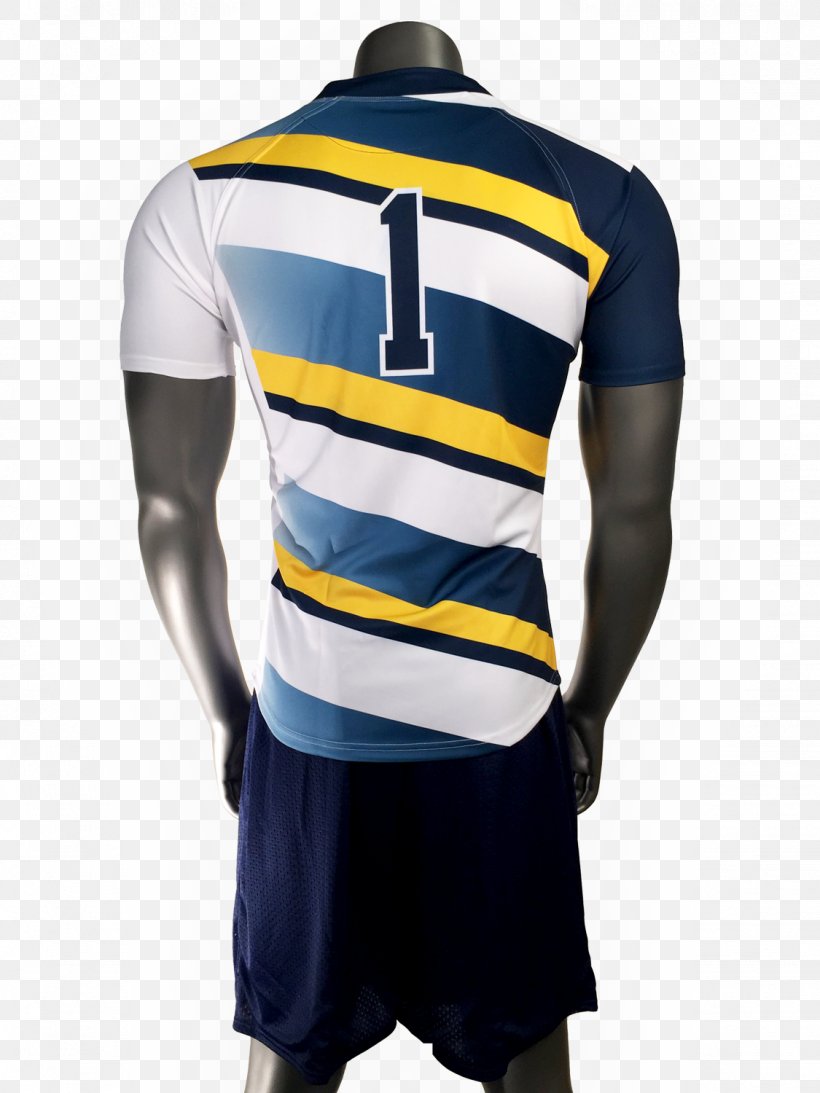 T-shirt Jersey Sleeve Uniform Rugby Shirt, PNG, 1125x1500px, Tshirt, Blue, Clothing, Electric Blue, Football Download Free