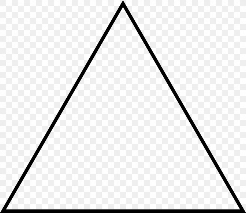Equilateral Triangle Isosceles Triangle Regular Polygon Shape, PNG, 980x850px, Equilateral Triangle, Acute And Obtuse Triangles, Area, Black, Black And White Download Free