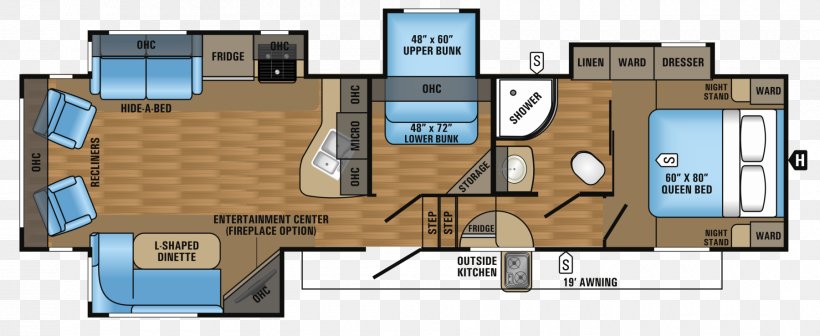 Floor Plan Campervans Fifth Wheel Coupling House, PNG, 1800x738px, Floor Plan, Area, Campervans, Caravan, Elevation Download Free
