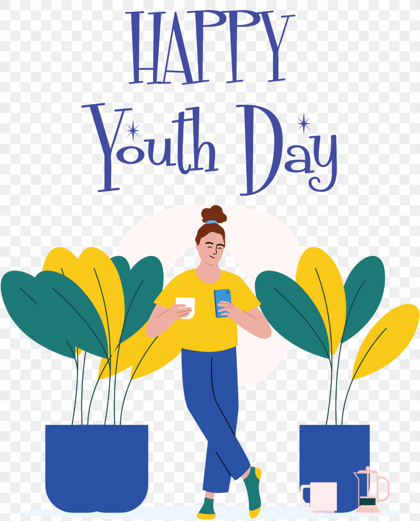 Youth Day, PNG, 2423x3000px, Youth Day, Behavior, Cartoon, Flower, Happiness Download Free