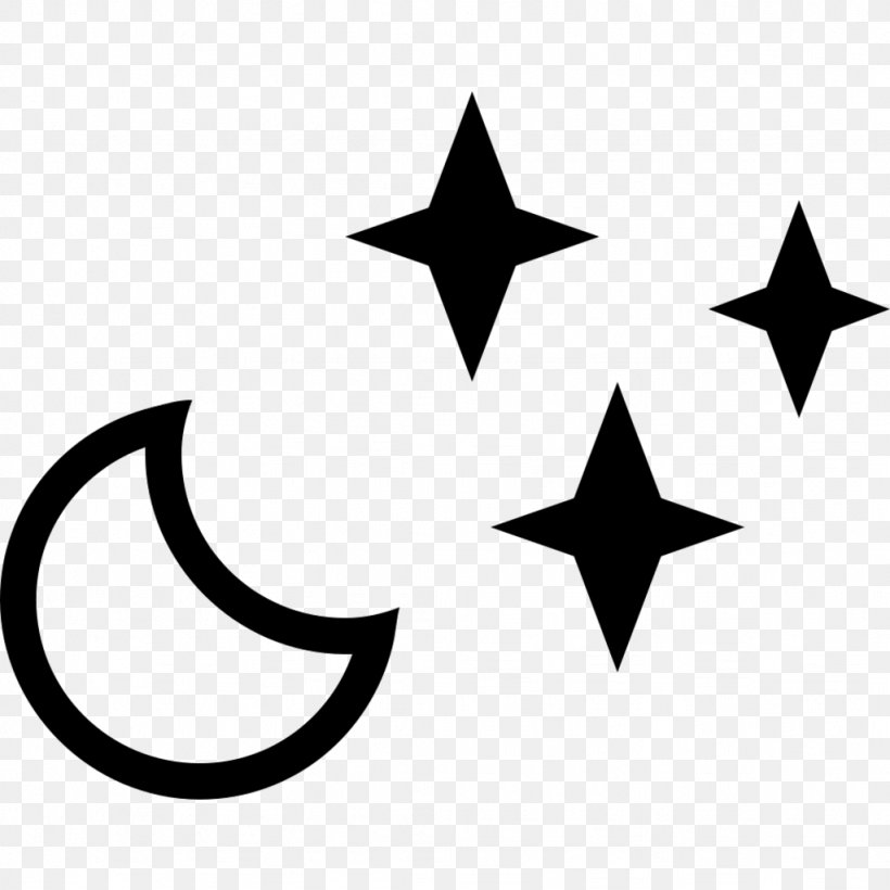 Lunar Phase Symbol Star And Crescent Moon, PNG, 1024x1024px, Lunar Phase, Artwork, Black, Black And White, Crescent Download Free