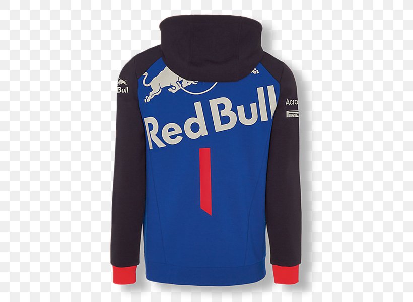Hoodie Scuderia Toro Rosso T-shirt Red Bull Bluza, PNG, 600x600px, Hoodie, Active Shirt, Blue, Bluza, Cobalt Blue Download Free