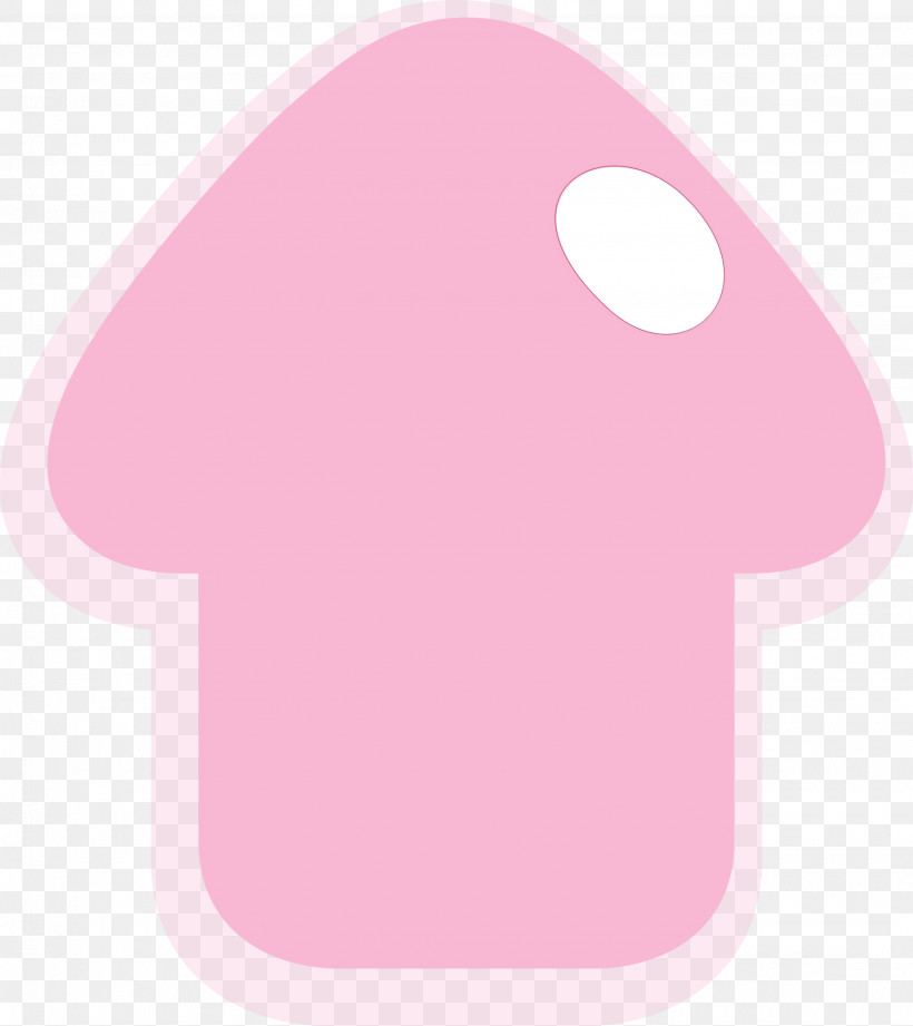 Pink Material Property Mushroom, PNG, 2670x3000px, Cute Arrow, Material Property, Mushroom, Paint, Pink Download Free