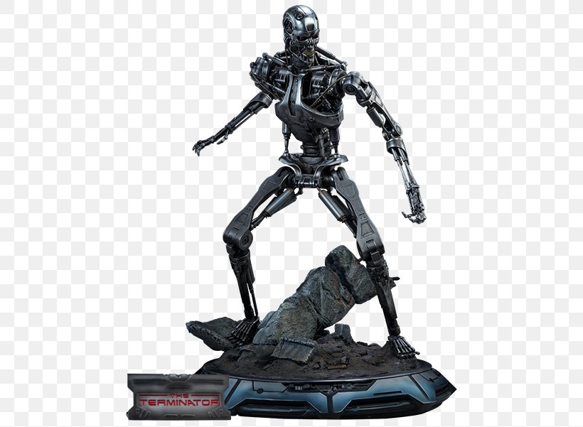 The Terminator Sideshow Collectibles Statue Figurine, PNG, 480x601px, Terminator, Action Figure, Action Toy Figures, Arnold Schwarzenegger, Figurine Download Free