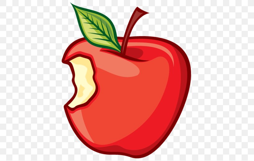Apple Cartoon Clip Art, PNG, 524x521px, Apple, Artwork, Bell Peppers And Chili Peppers, Cartoon, Diet Food Download Free