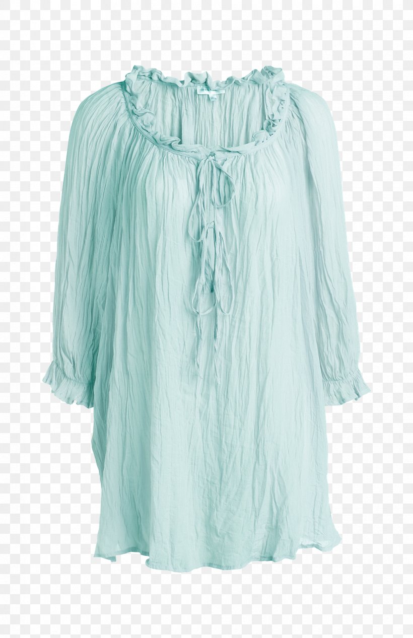 Blouse Shoulder Sleeve Dress, PNG, 1035x1600px, Blouse, Aqua, Clothing, Day Dress, Dress Download Free