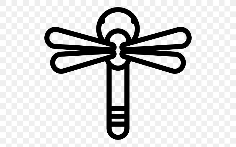 Insect Dragonfly Clip Art, PNG, 512x512px, Insect, Animal, Black And White, Cross, Dragonfly Download Free