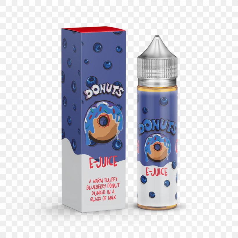 Donuts Ice Cream Electronic Cigarette Aerosol And Liquid Frosting & Icing, PNG, 1000x1000px, Donuts, Blueberry, Bottle, Cream, Custard Download Free