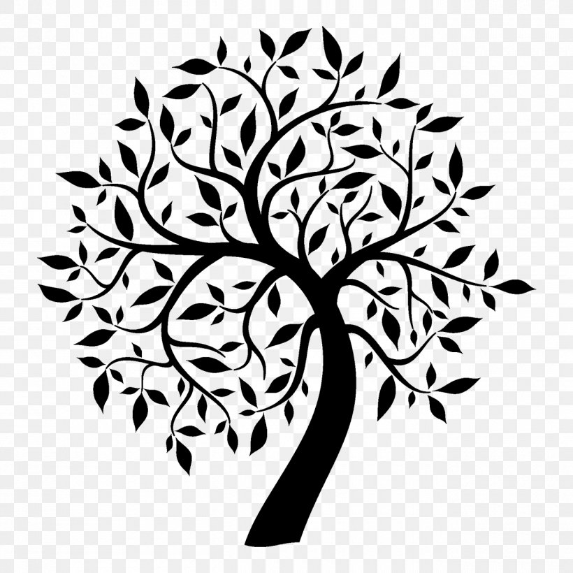 Drawing Vector Graphics Tree Royalty-free Clip Art, PNG, 1300x1300px, Drawing, Black And White, Branch, Depositphotos, Flora Download Free