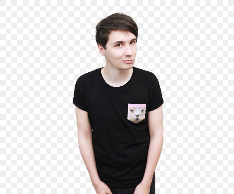 Phil Lester T-shirt Dan And Phil YouTuber, PNG, 592x680px, Phil Lester, Black, Clothing, Dan And Phil, Dan Howell Download Free