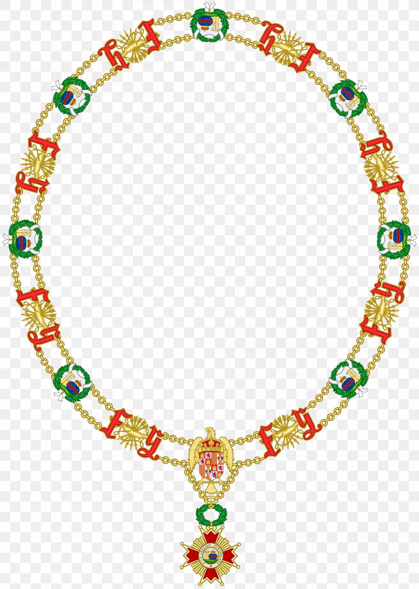 Order Of Isabella The Catholic Collar Necklace Coat Of Arms, PNG, 2000x2809px, Order, Body Jewelry, Coat, Coat Of Arms, Collar Download Free