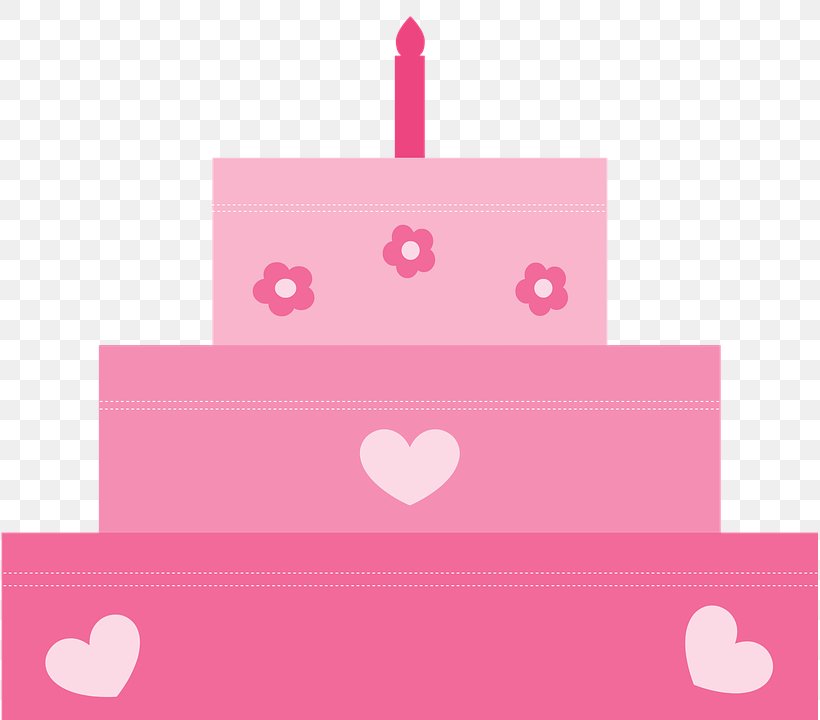 Birthday Cake Torte Pink, PNG, 817x720px, Watercolor, Cartoon, Flower, Frame, Heart Download Free