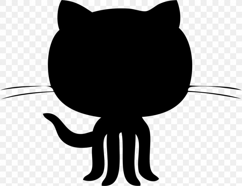 Logo GitHub, PNG, 980x752px, Logo, Black, Black And White, Black Cat, Carnivoran Download Free