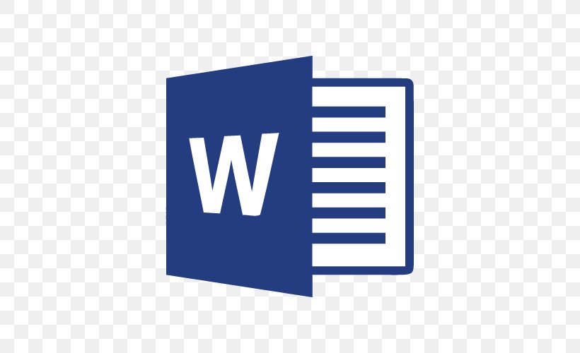 Microsoft Word Microsoft Office 365, PNG, 500x500px, Microsoft Word, Area, Blue, Brand, Doc Download Free