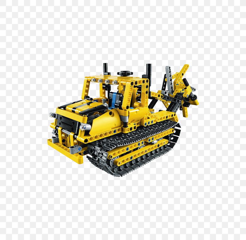 Bulldozer LEGO Technic 42028 Construction Set, PNG, 800x800px, Bulldozer, Artikel, Construction Equipment, Construction Set, Continuous Track Download Free
