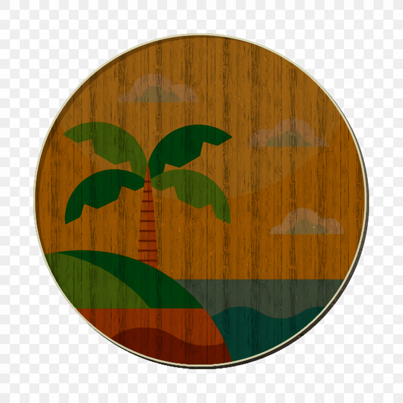 Beach Icon Summer Icon, PNG, 1238x1238px, Beach Icon, Brown, Circle, Green, Leaf Download Free