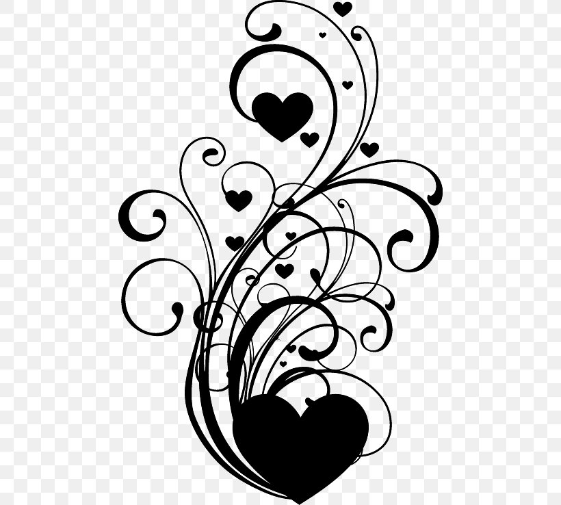 Clip Art Vector Graphics Image Heart, PNG, 474x738px, Heart, Art, Blackandwhite, Botany, Coloring Book Download Free