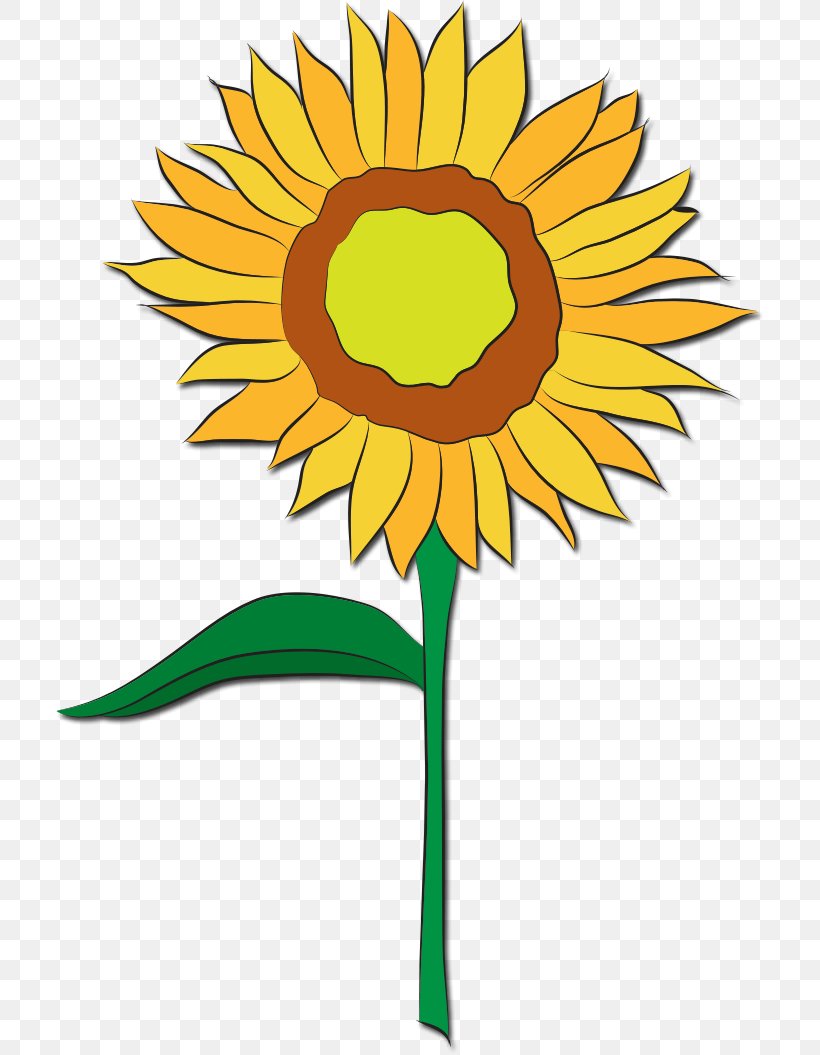 Common Sunflower Floral Design Cut Flowers Sunflower Seed Clip Art, PNG, 708x1055px, Common Sunflower, Artwork, Cut Flowers, Daisy Family, Flora Download Free