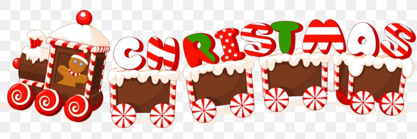 Rail Transport Santa Claus Train Christmas Clip Art, PNG, 1024x341px, Rail Transport, Christmas, Christmas Decoration, Christmas Ornament, Event Download Free