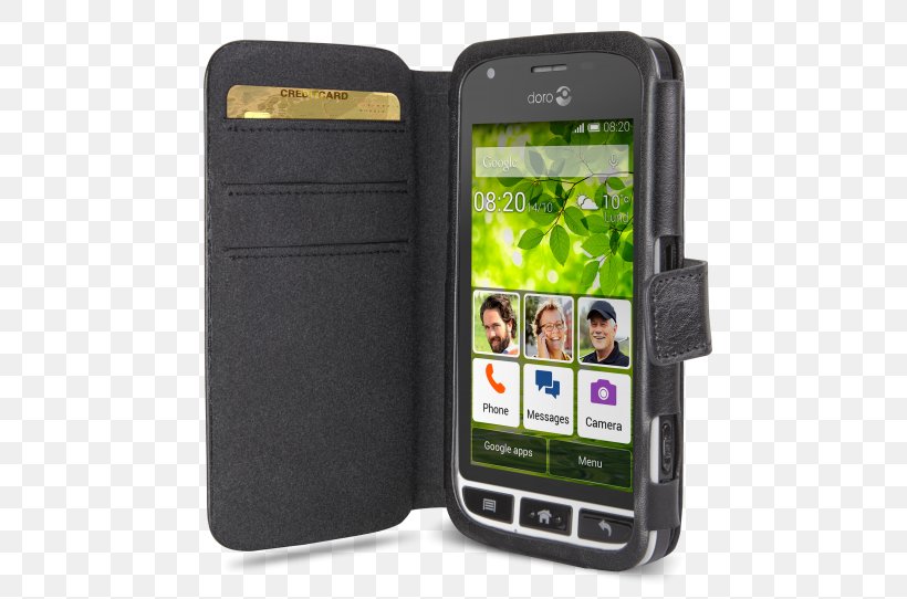 Smartphone Mobile Phone Accessories Telephone Black Doro Liberto 825, PNG, 542x542px, Smartphone, Black, Case, Communication Device, Doro Liberto 825 Download Free