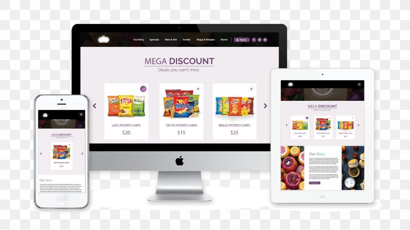 Smartphone Online Grocer Web Development Digital Marketing Grocery Store, PNG, 3211x1807px, Smartphone, Brand, Business, Communication, Communication Device Download Free