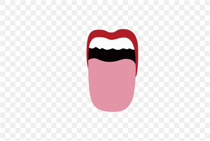 Tongue Mouth Lip, PNG, 2485x1671px, Watercolor, Cartoon, Flower, Frame, Heart Download Free
