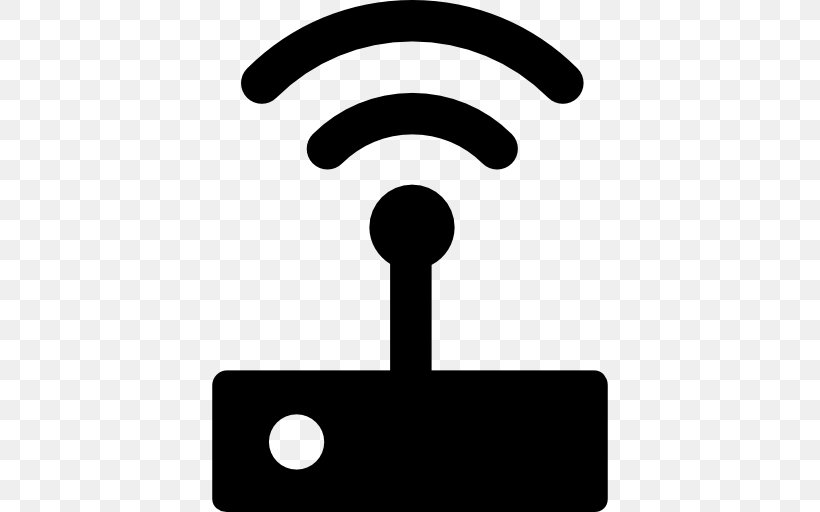 Wi-Fi Wireless Network Technology Clip Art, PNG, 512x512px, Wifi, Area, Black And White, Computer, Internet Download Free