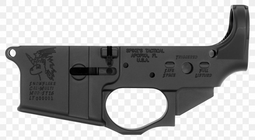 Receiver Semi-automatic Firearm Snowflake .223 Remington, PNG, 1782x982px, Watercolor, Cartoon, Flower, Frame, Heart Download Free