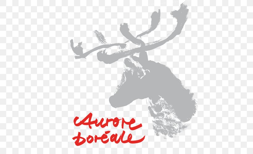 Reindeer Logo Clip Art Font Antler, PNG, 500x500px, Reindeer, Antler, Black And White, Brand, Deer Download Free