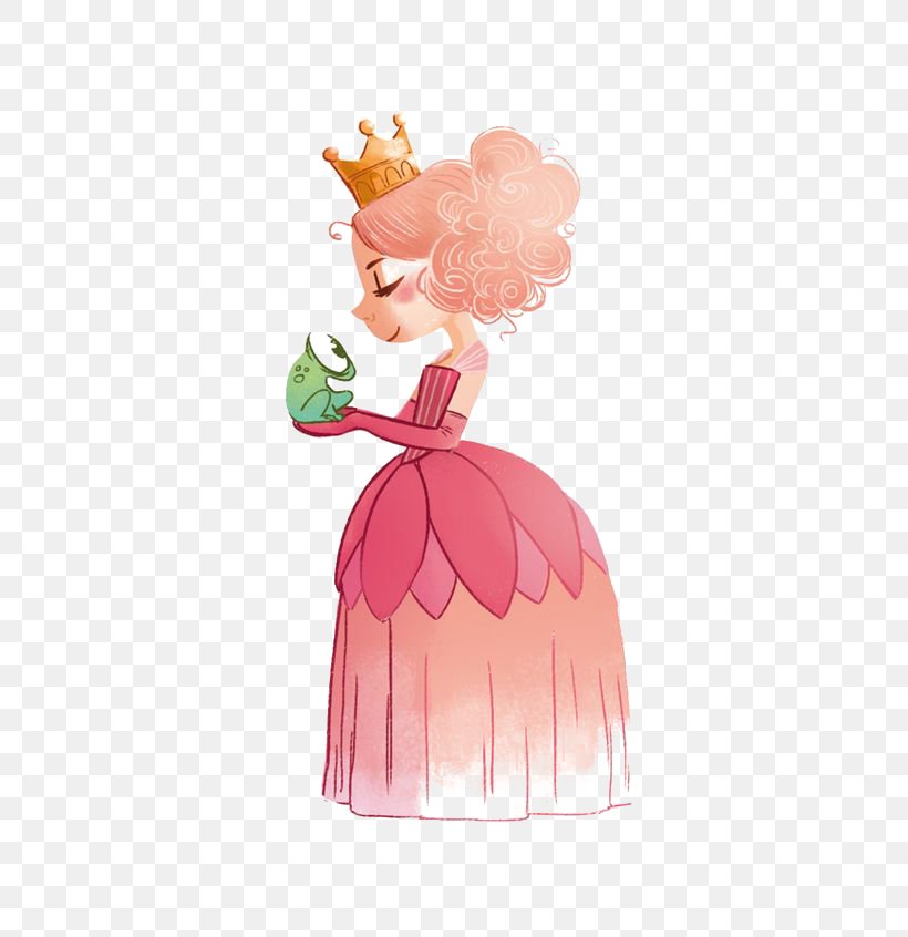 The Frog Prince Princess Illustration, PNG, 564x846px, Frog Prince, Art, Cartoon, Costume Design, Drawing Download Free