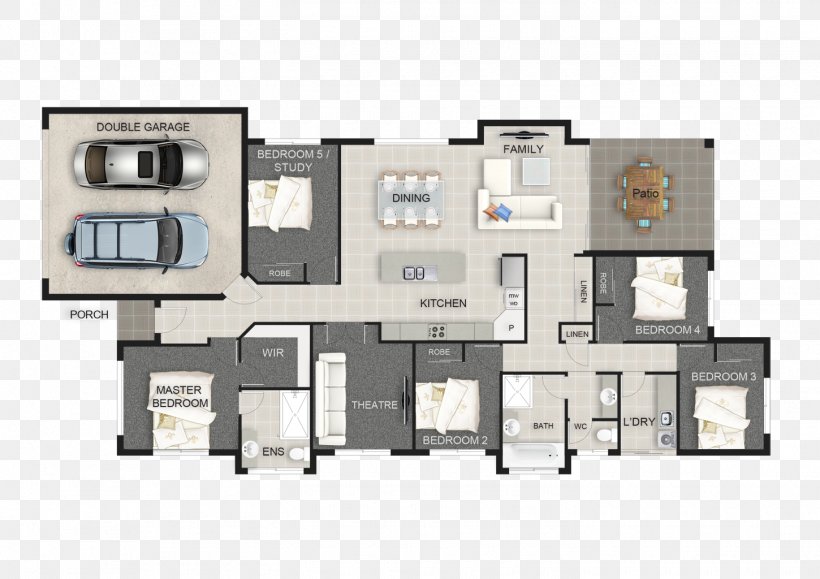 David McCoy Homes Building Open Plan Floor Plan Bedroom, PNG, 1450x1024px, Building, Bedroom, Business, Cairns, Elevation Download Free